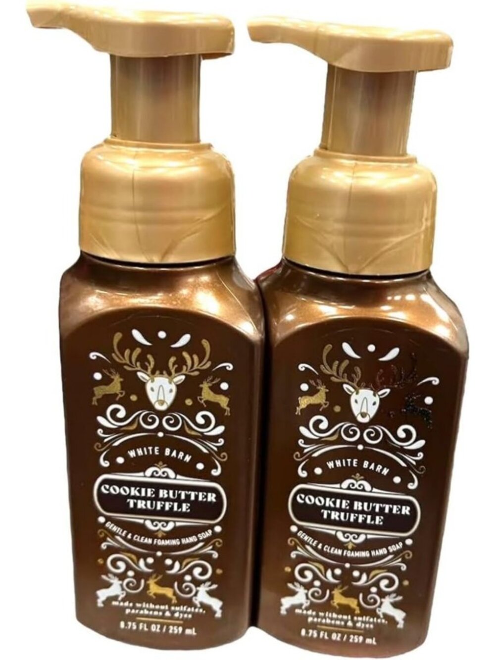 Moisturizing Foaming Hand Soap Set - Cookie Butter Truffle Scent, 2 Pack